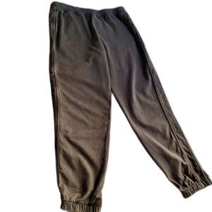 Aerie Soft Black Joggers with Faded Wash Size M